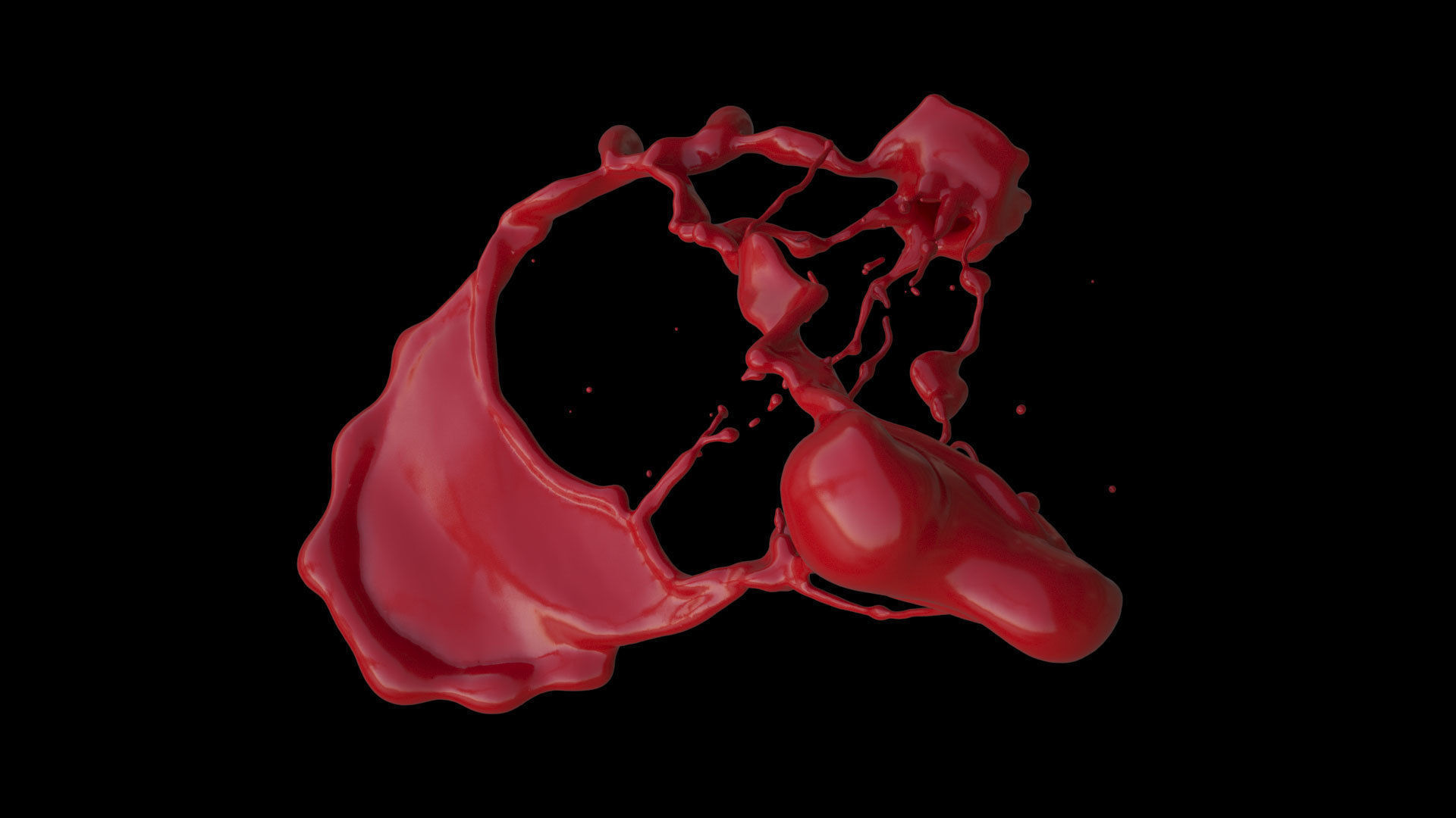 Crazy Splash 3D model_1