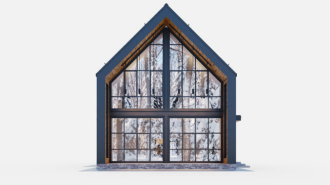 Large barnhouse with perfect layout 3D model 6