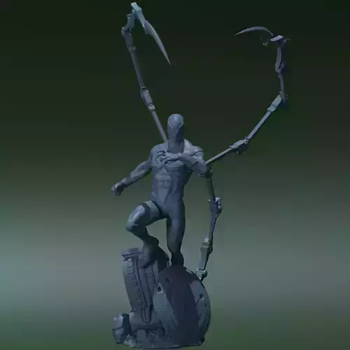 irons spider version 2 3D print model