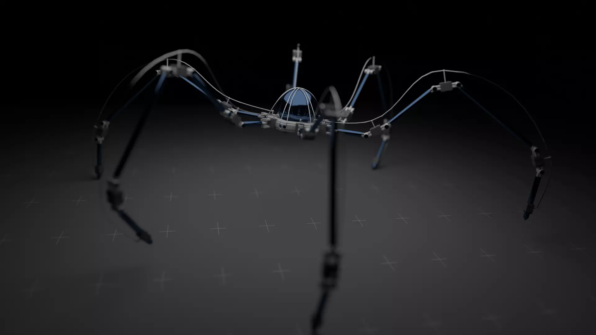 3D Machanical Spider 3D model
