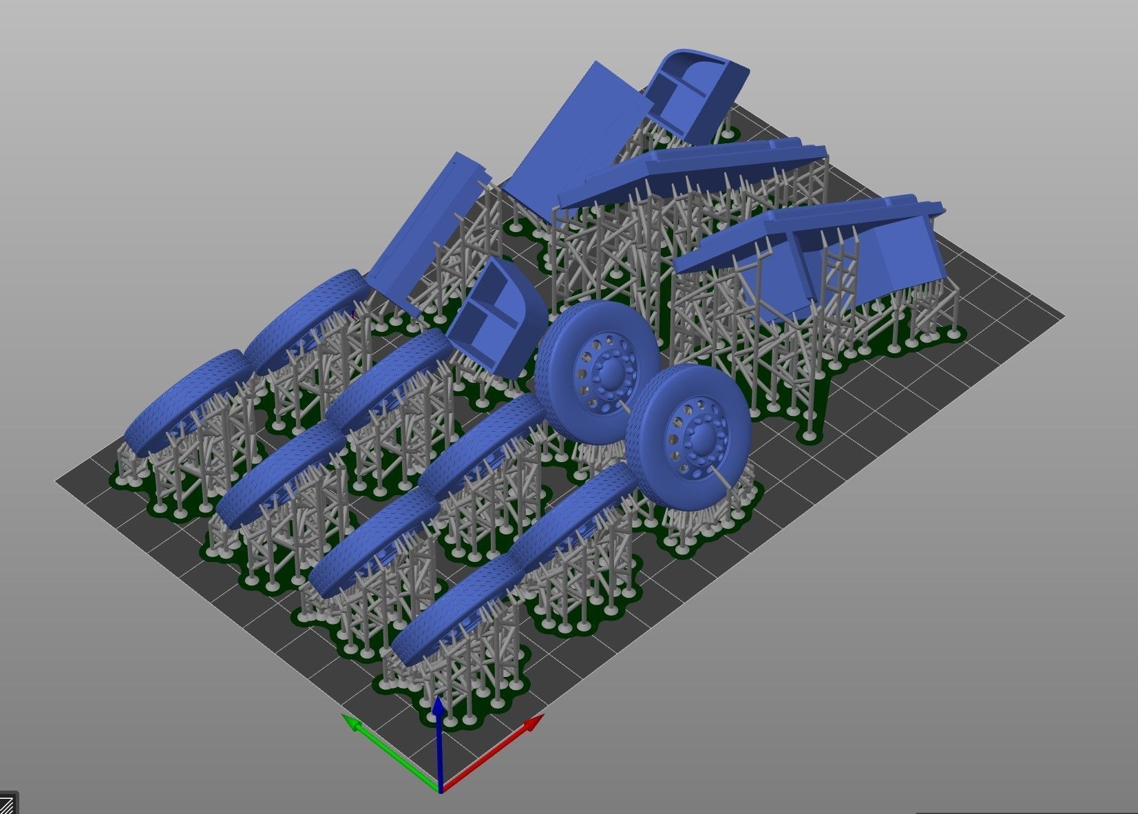 Peterbilt 389 - scale model kit for resin 3D printers 3D print model_59