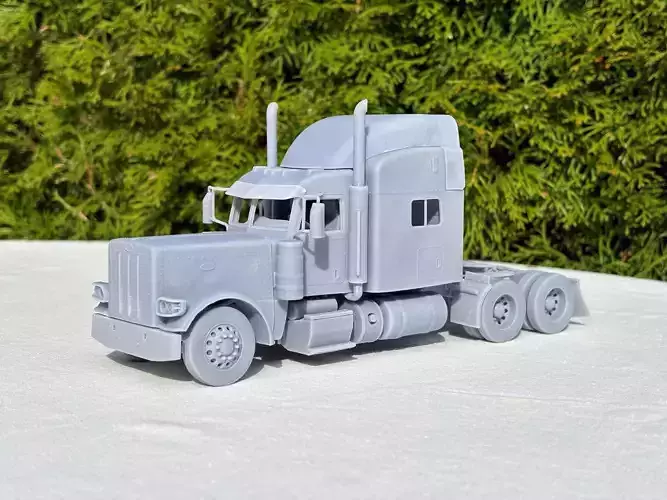 Peterbilt 389 - scale model kit for resin 3D printers