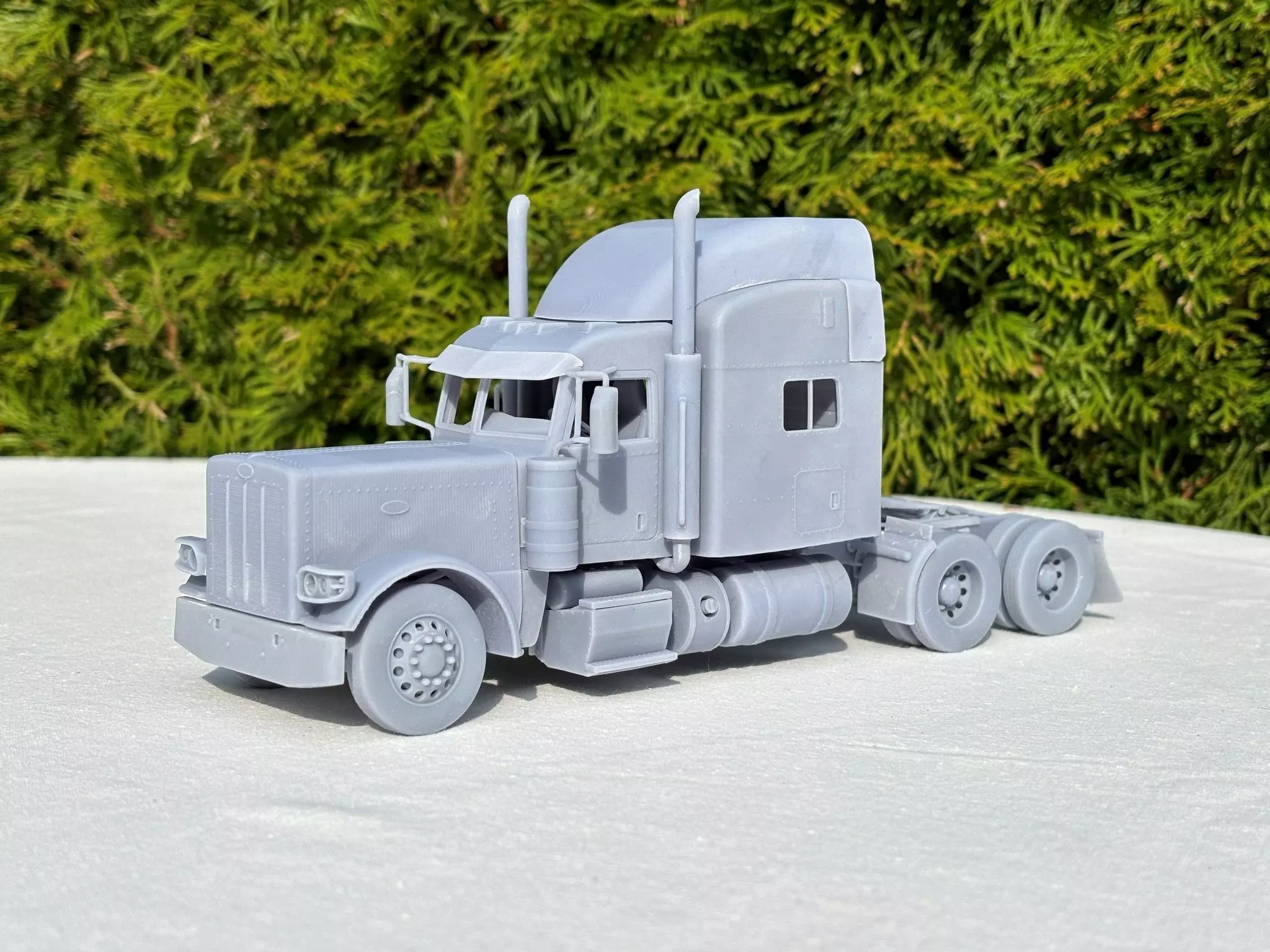Peterbilt 389 - scale model kit for resin 3D printers 3D print model_0