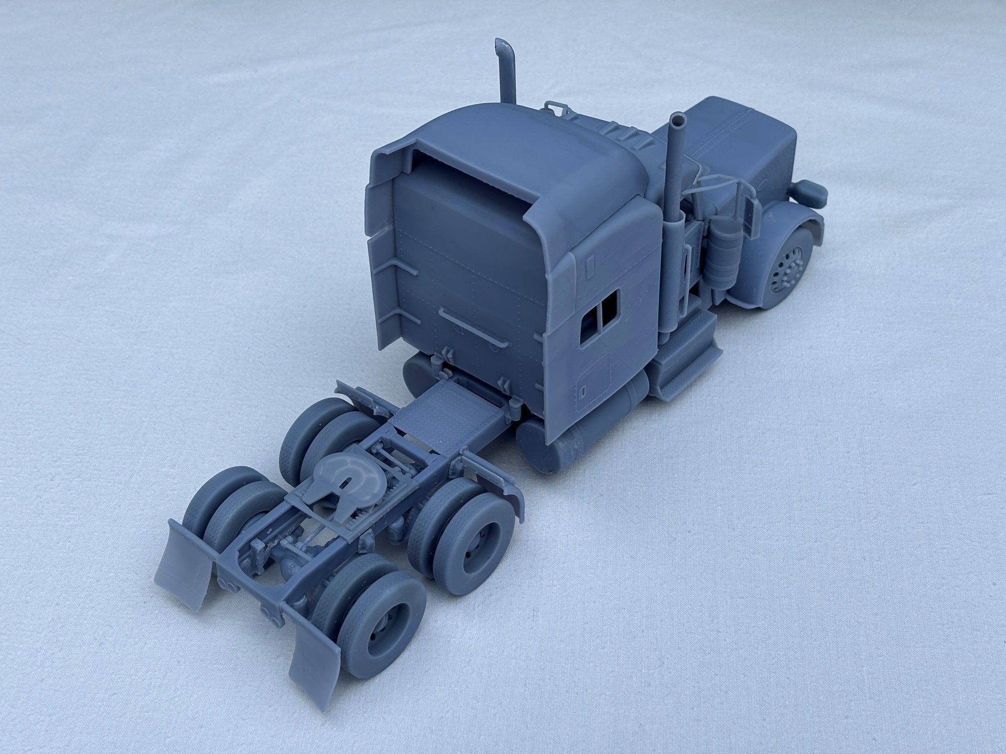 Peterbilt 389 - scale model kit for resin 3D printers 3D print model_14