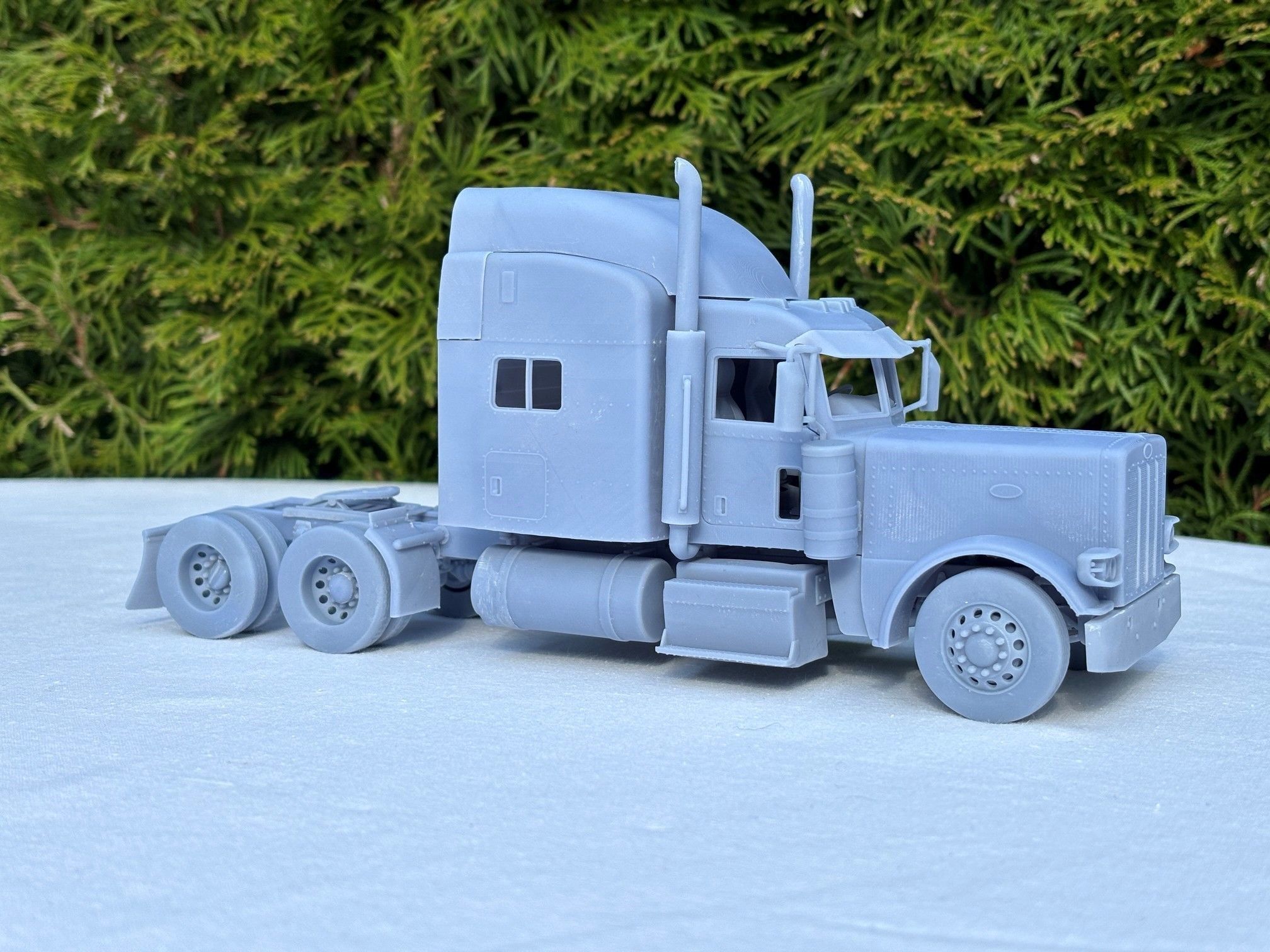 Peterbilt 389 - scale model kit for resin 3D printers 3D print model_47
