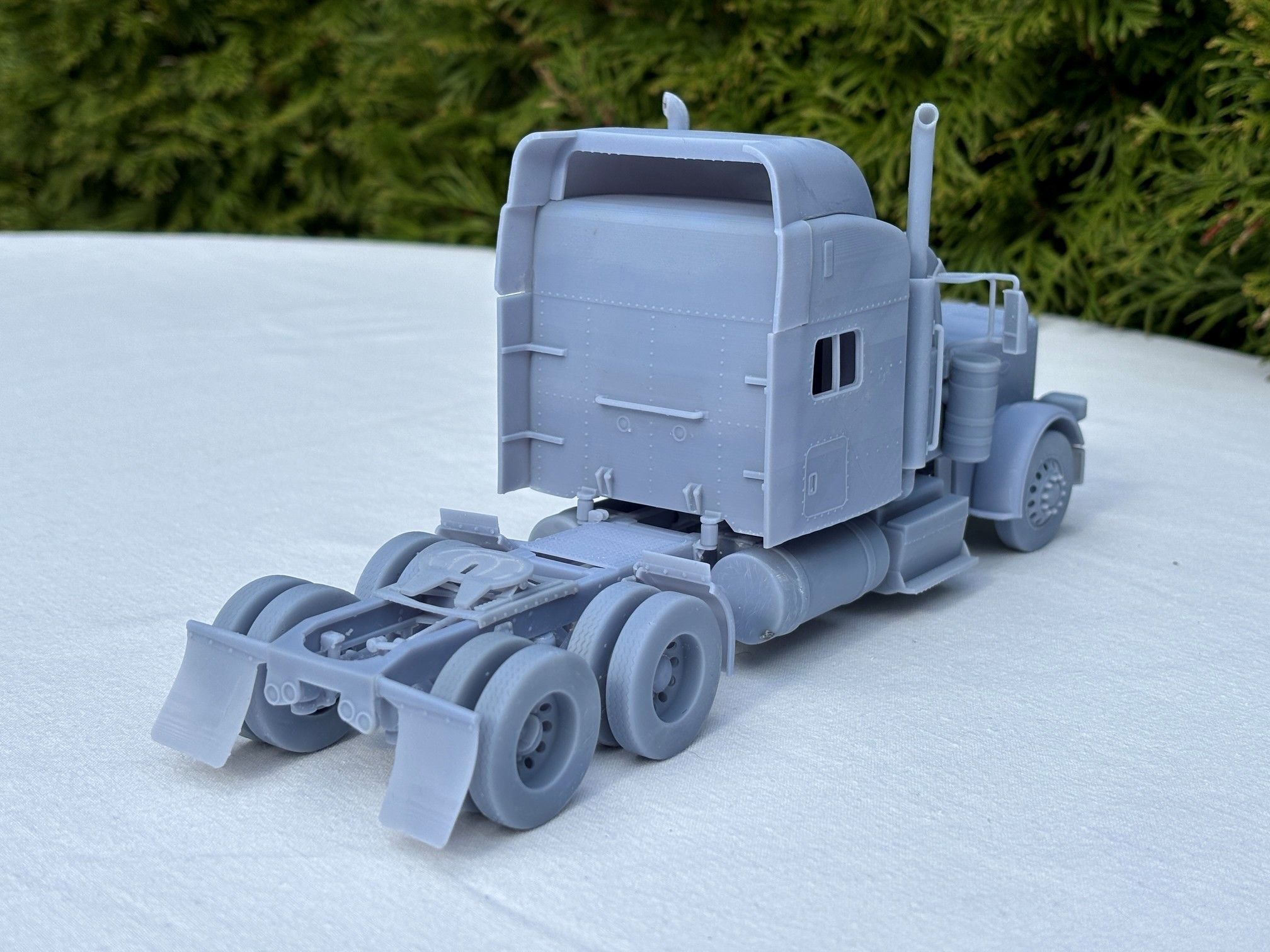 Peterbilt 389 - scale model kit for resin 3D printers 3D print model_41