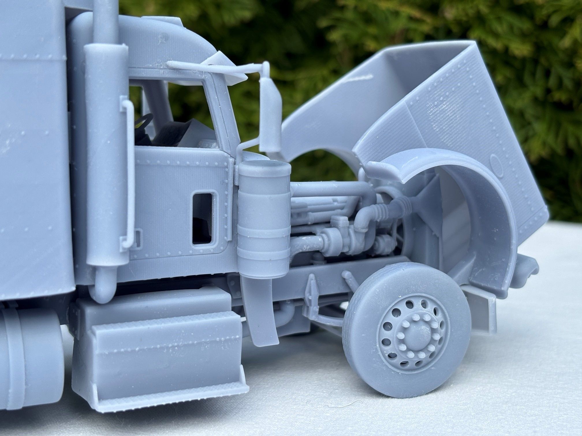 Peterbilt 389 - scale model kit for resin 3D printers 3D print model_19