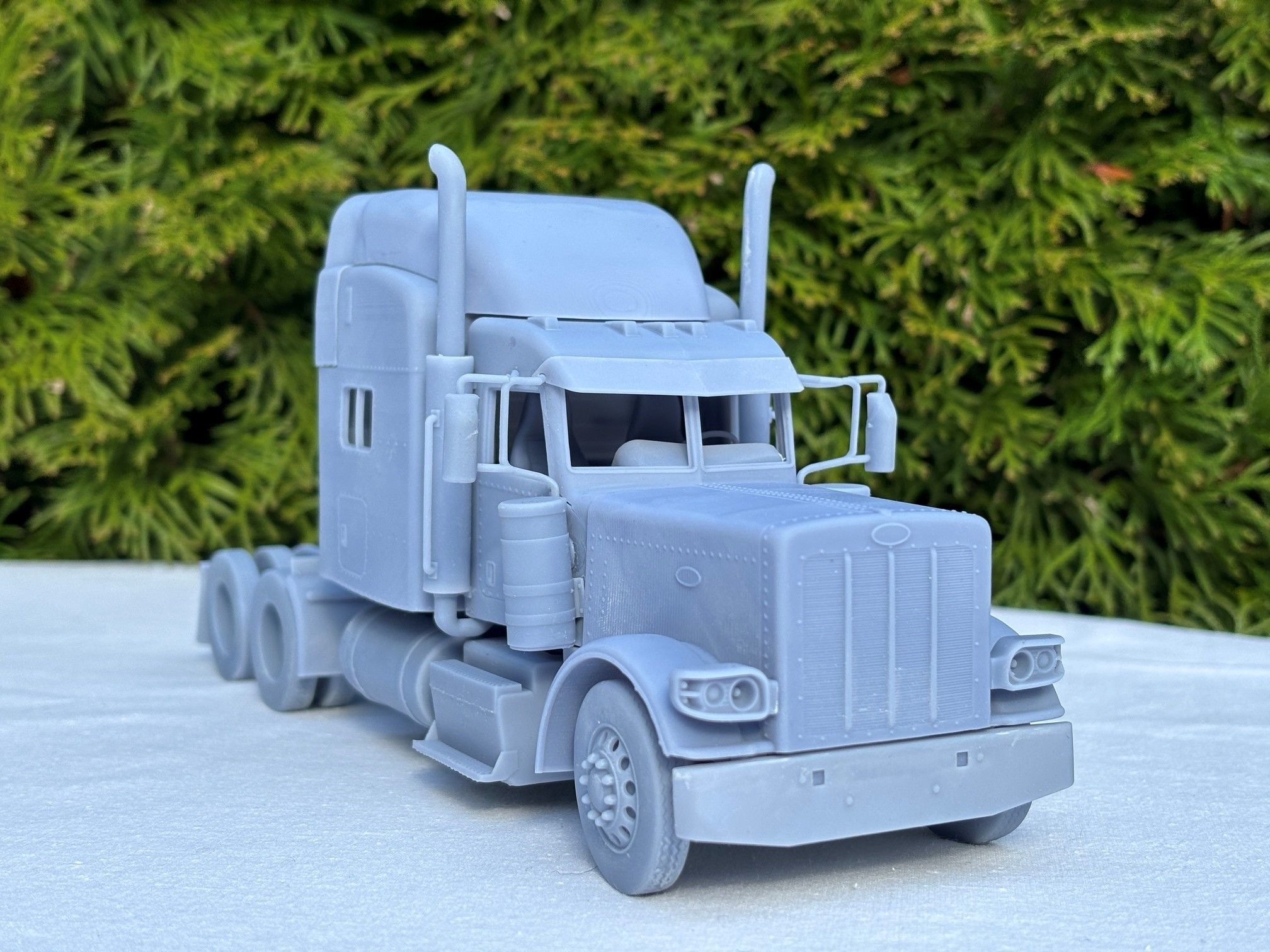 Peterbilt 389 - scale model kit for resin 3D printers 3D print model_48