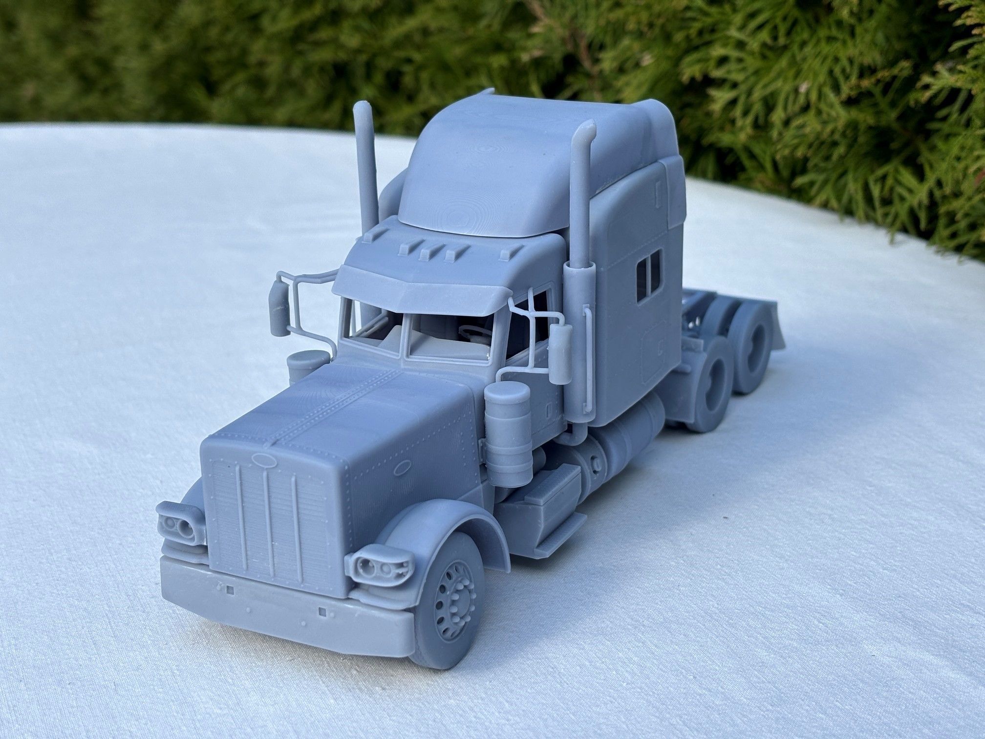 Peterbilt 389 - scale model kit for resin 3D printers 3D print model_43