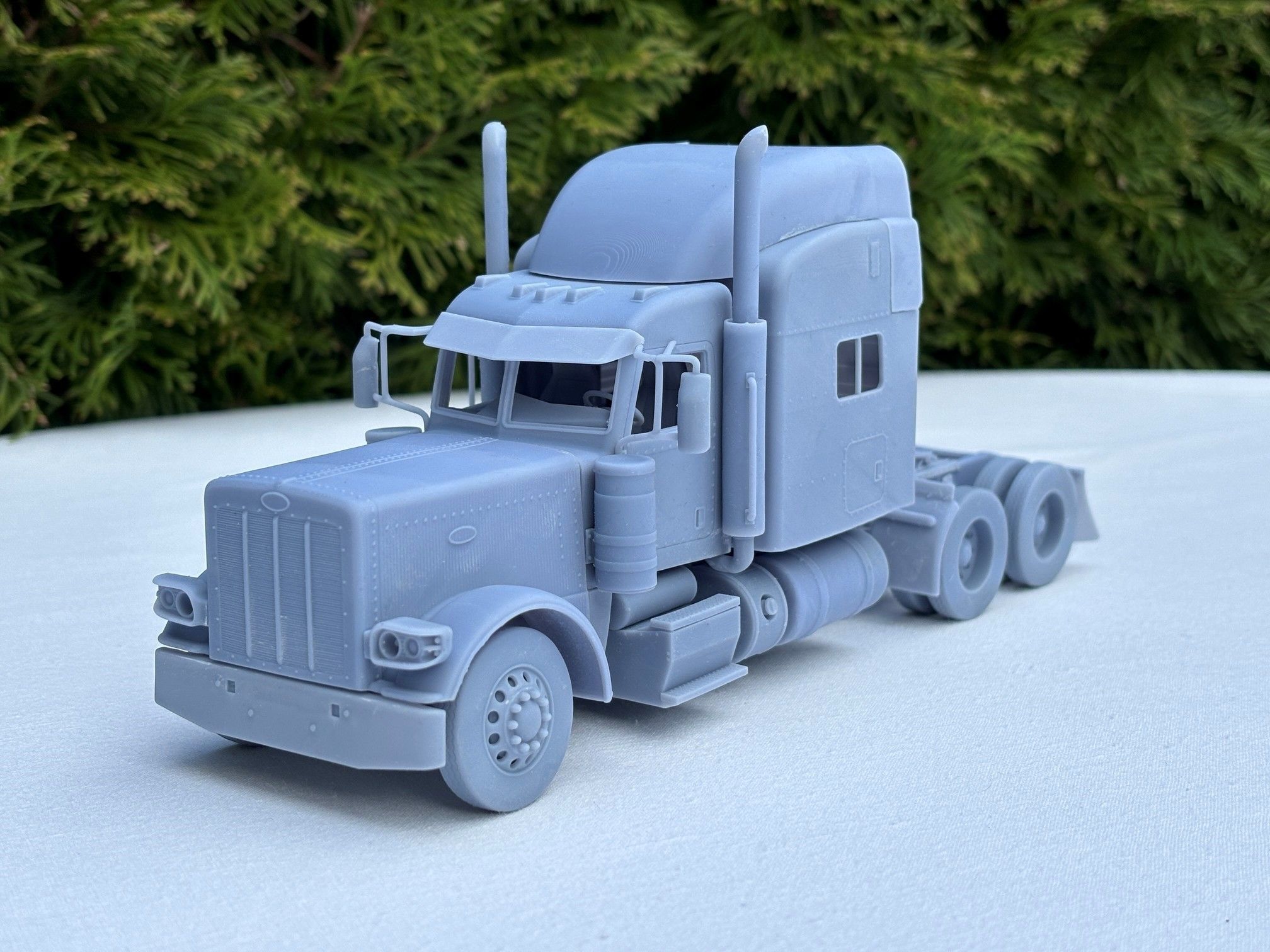 Peterbilt 389 - scale model kit for resin 3D printers 3D print model_2