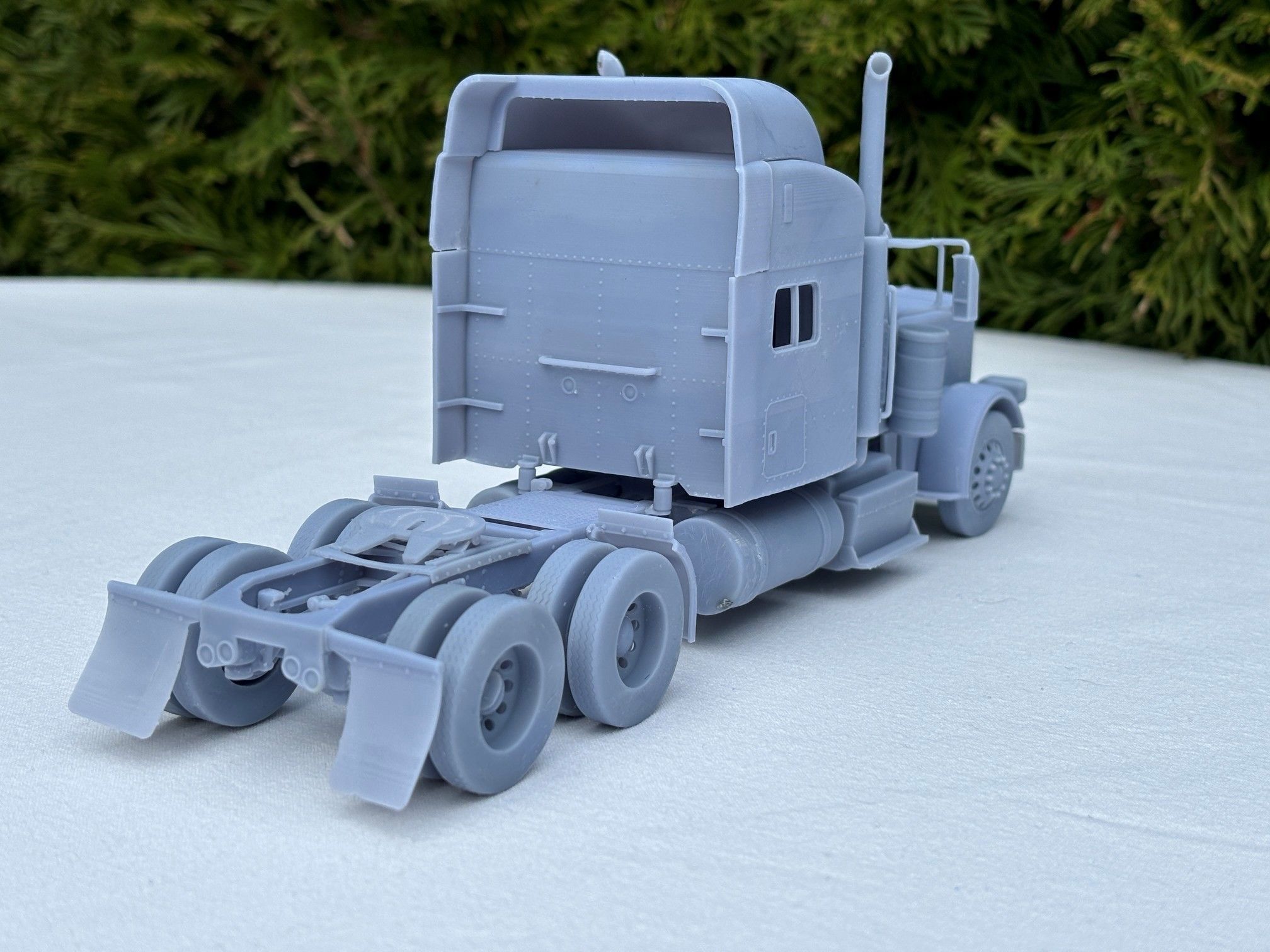 Peterbilt 389 - scale model kit for resin 3D printers 3D print model_9