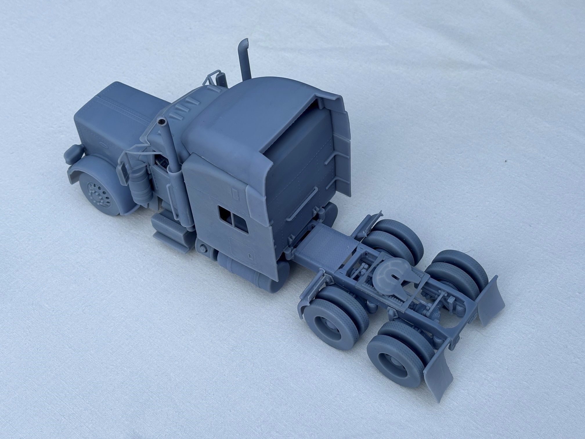 Peterbilt 389 - scale model kit for resin 3D printers 3D print model_13