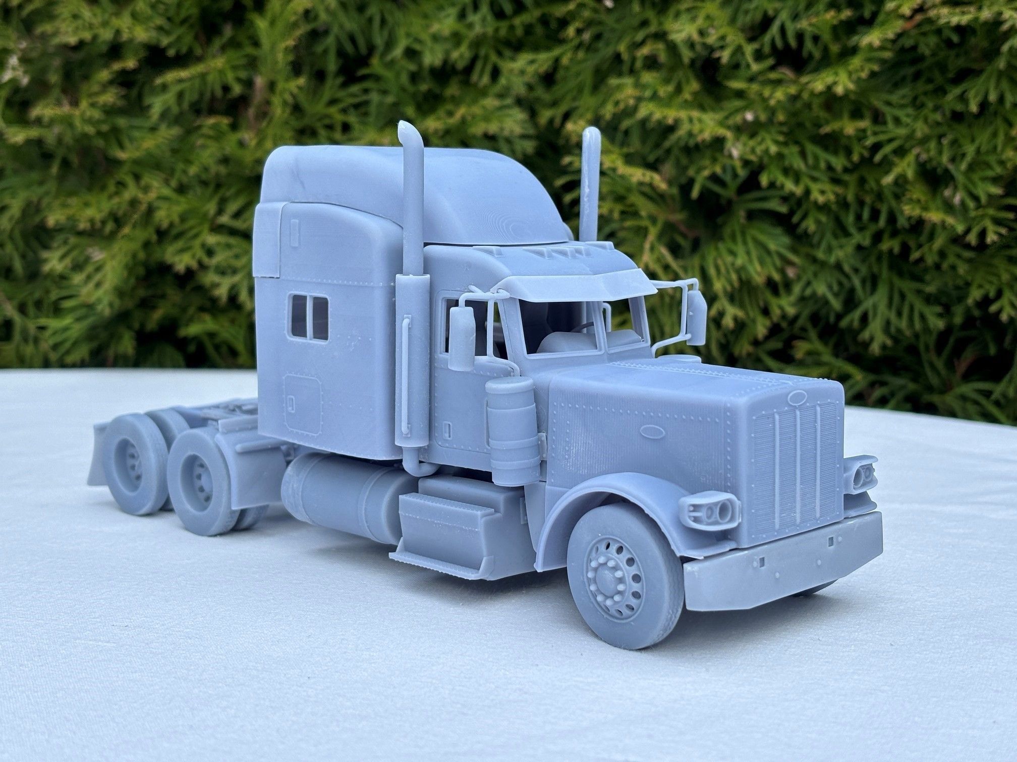 Peterbilt 389 - scale model kit for resin 3D printers 3D print model_6