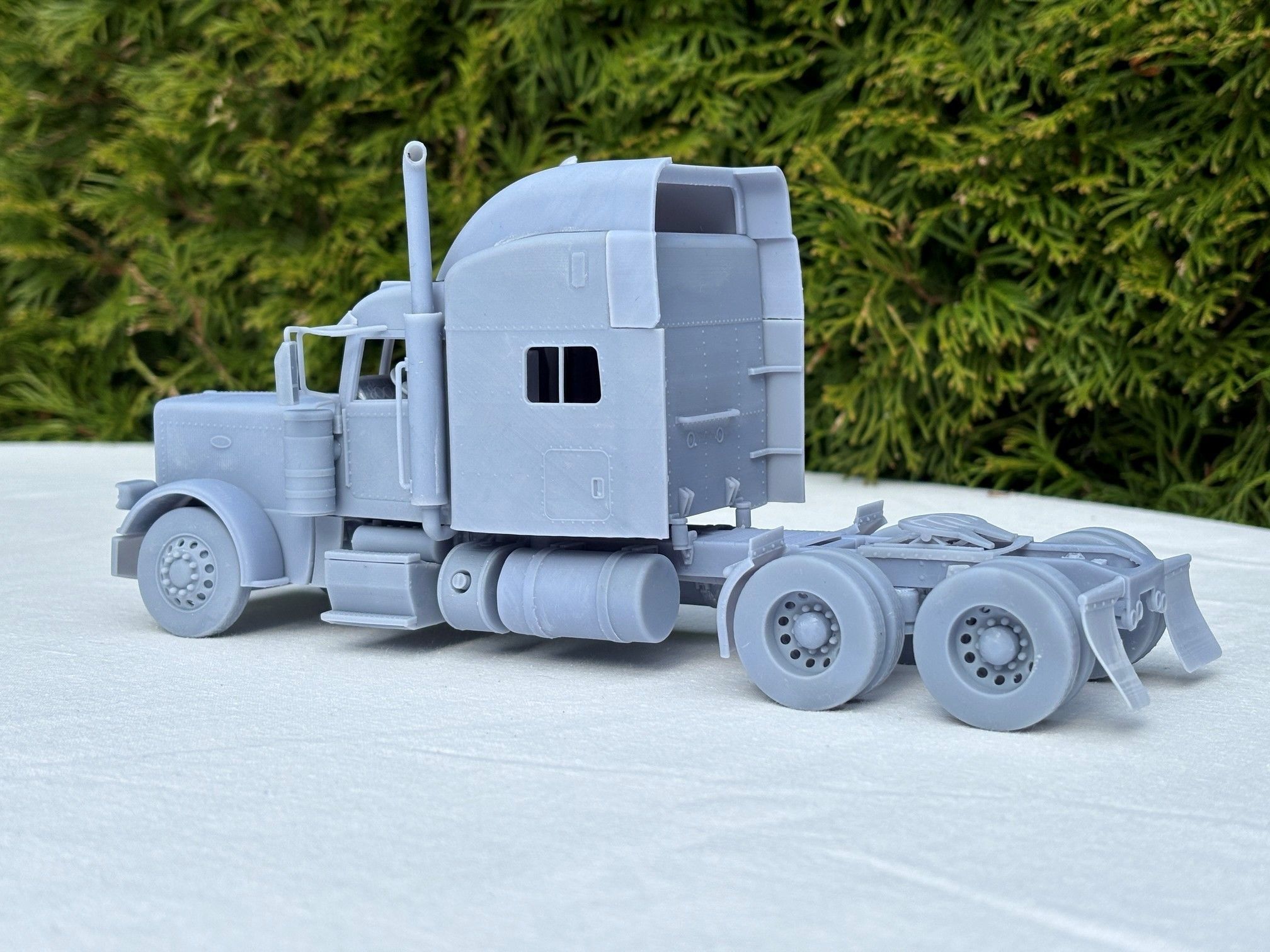 Peterbilt 389 - scale model kit for resin 3D printers 3D print model_32