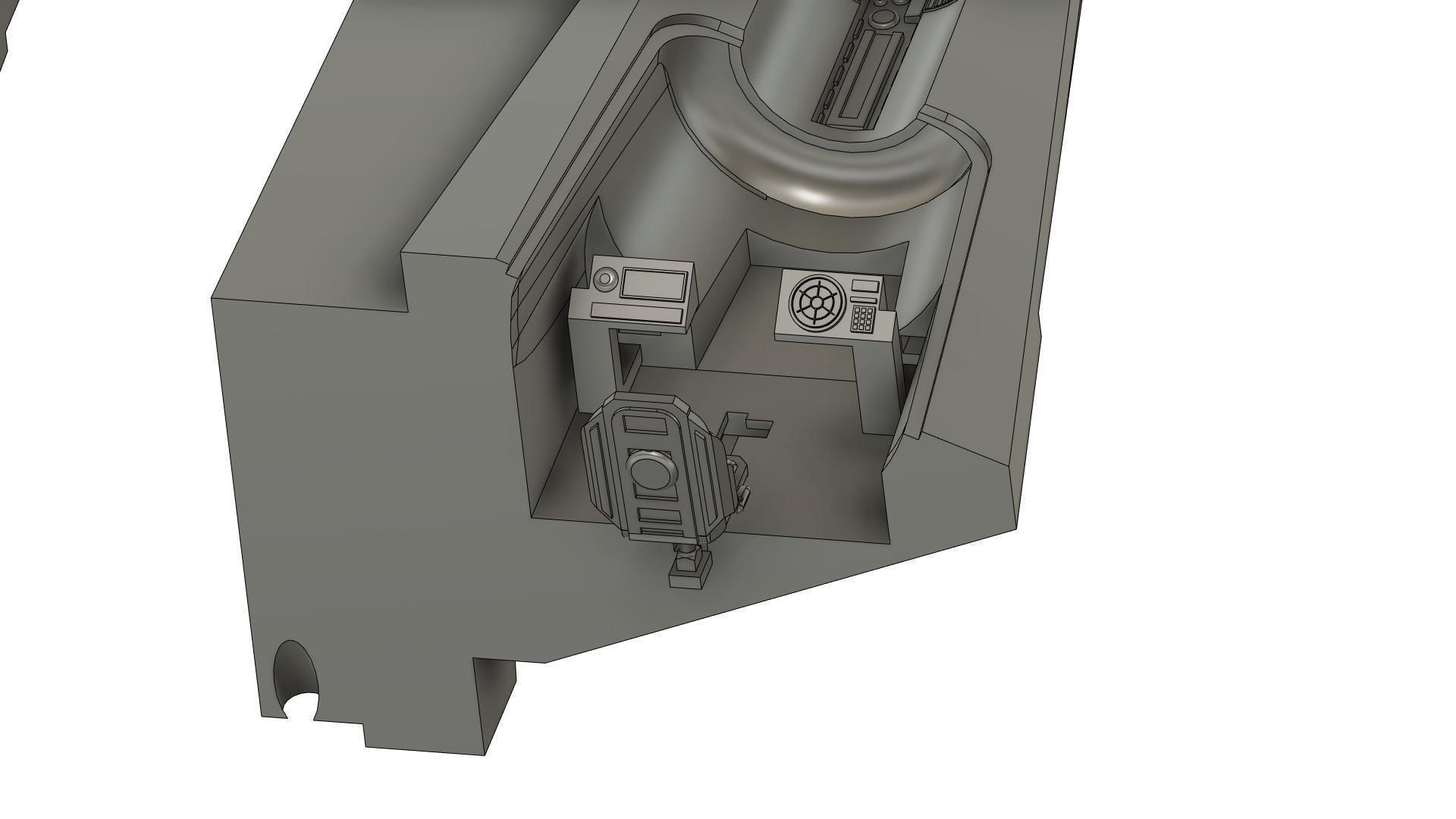 STARWARS ANDOR Luthens Fondor Hauler and speeder 3D print model_10