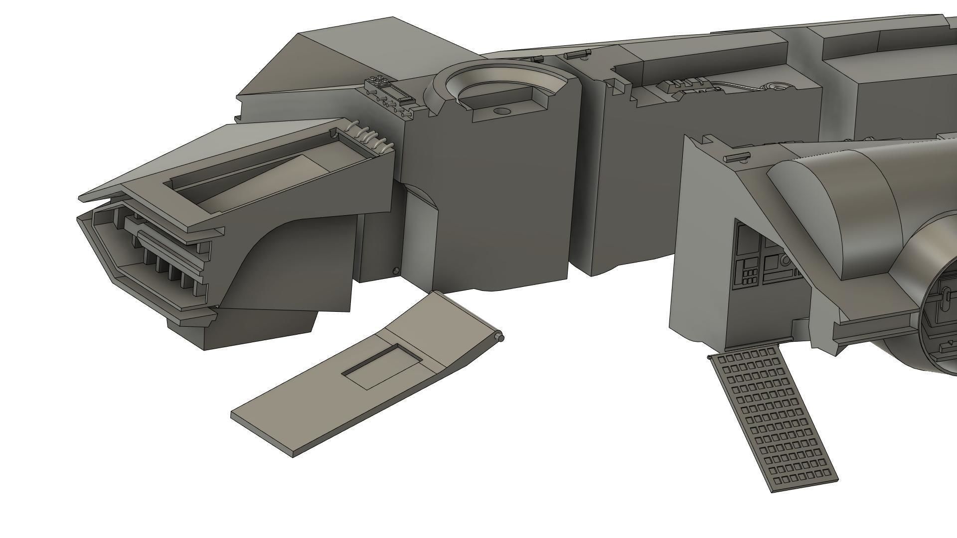 STARWARS ANDOR Luthens Fondor Hauler and speeder 3D print model_9