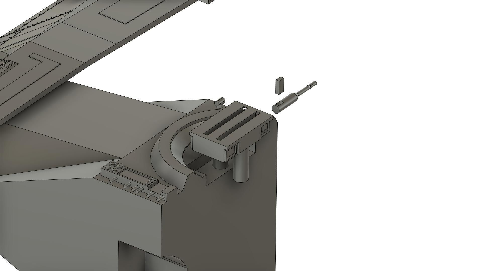 STARWARS ANDOR Luthens Fondor Hauler and speeder 3D print model_2