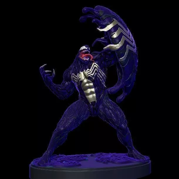 venom marvel vs capcom 3D print model