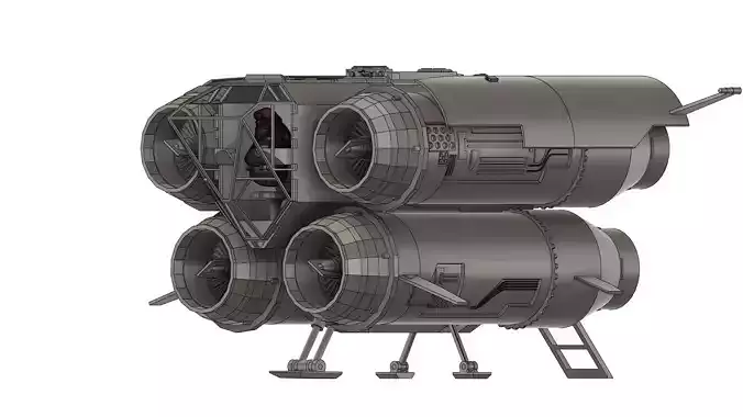 ANDOR quadjumper  ship star wars 