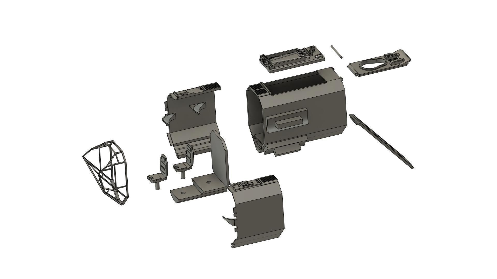 ANDOR quadjumper  ship star wars  3D print model_7