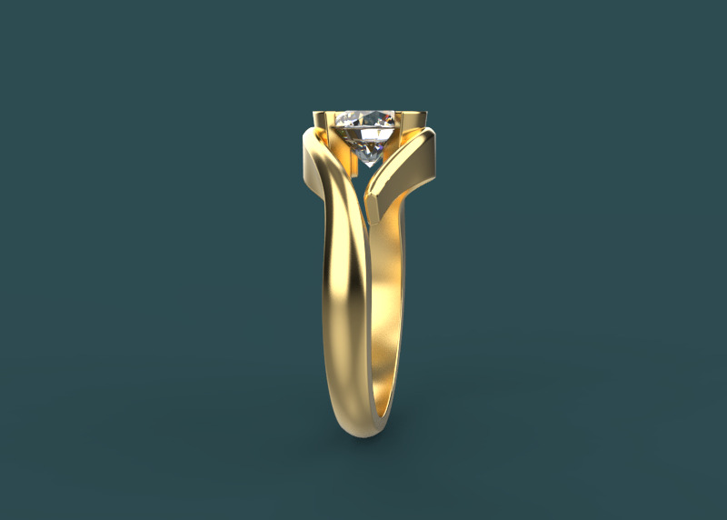 Ring  rotate   3D print model_2