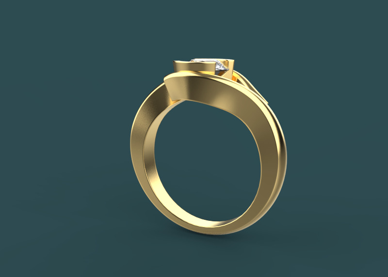 Ring  rotate   3D print model_7