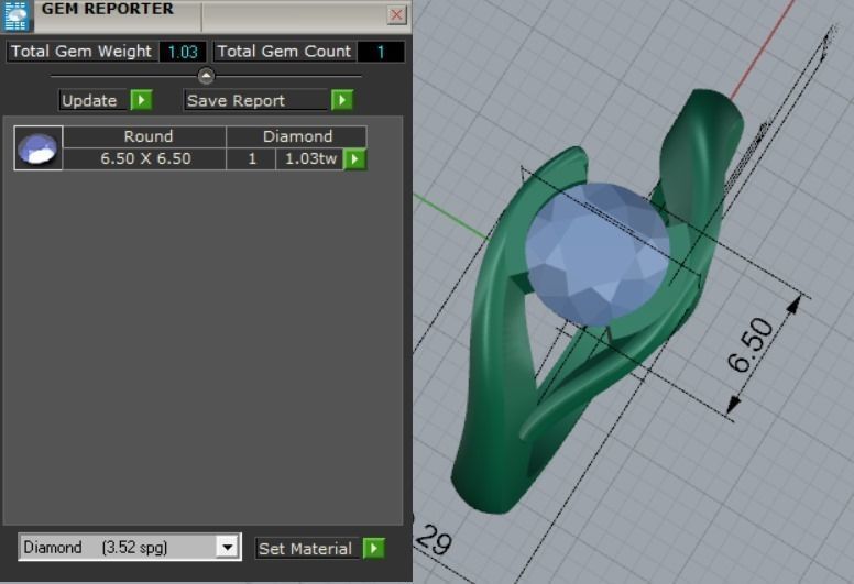 Ring  rotate   3D print model_4