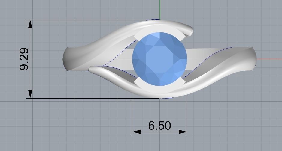 Ring  rotate   3D print model_5