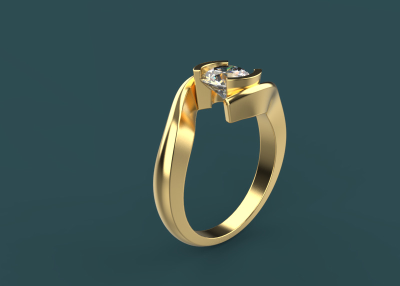 Ring  rotate   3D print model_8