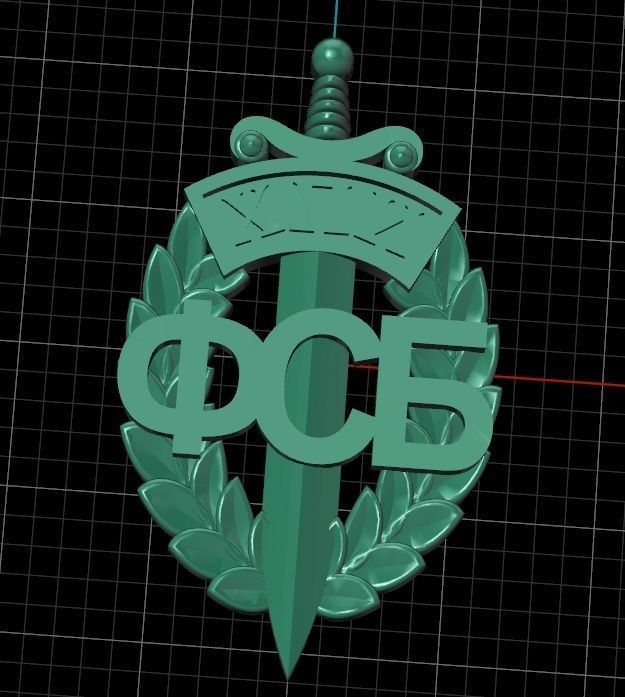 Gerb FSB 3 3D print model_6