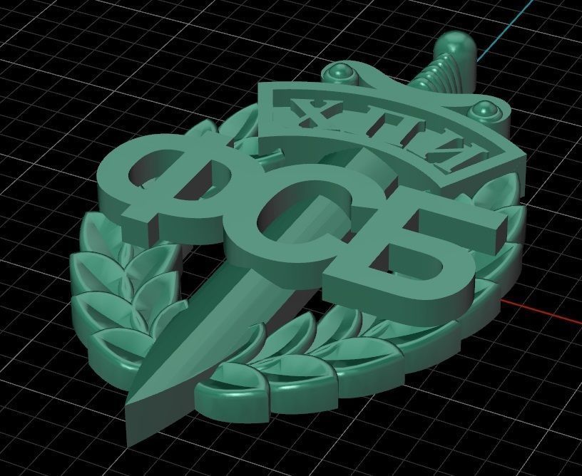 Gerb FSB 3 3D print model_5