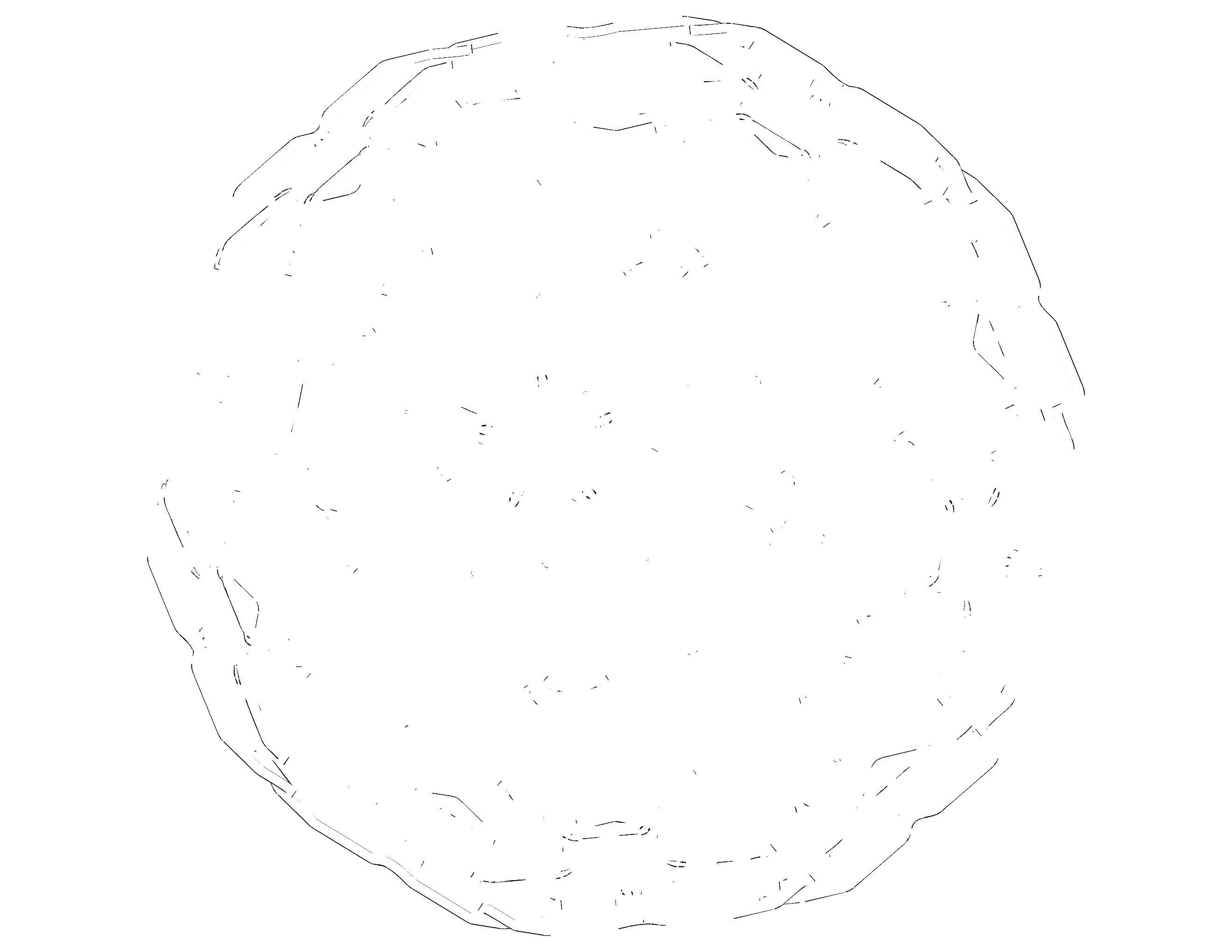 Wireframe Shape Sierpinski Buckyball 3D print model_34