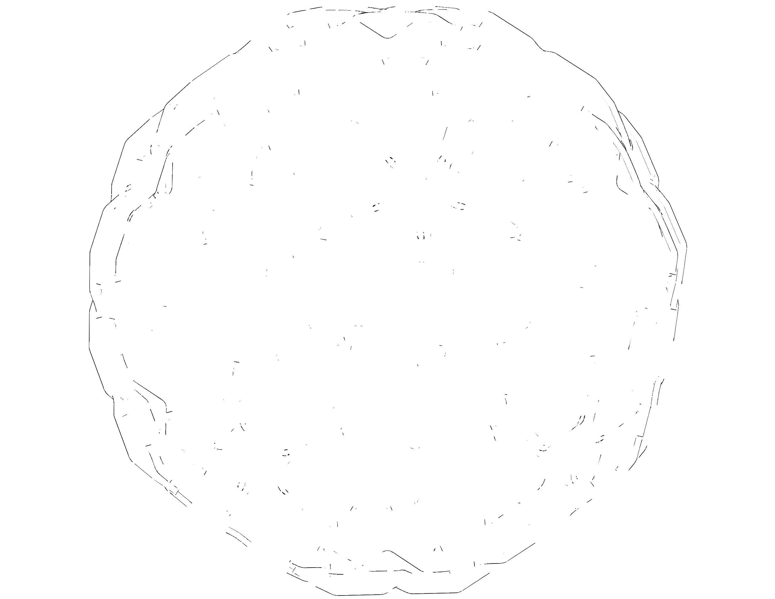 Wireframe Shape Sierpinski Buckyball 3D print model_26