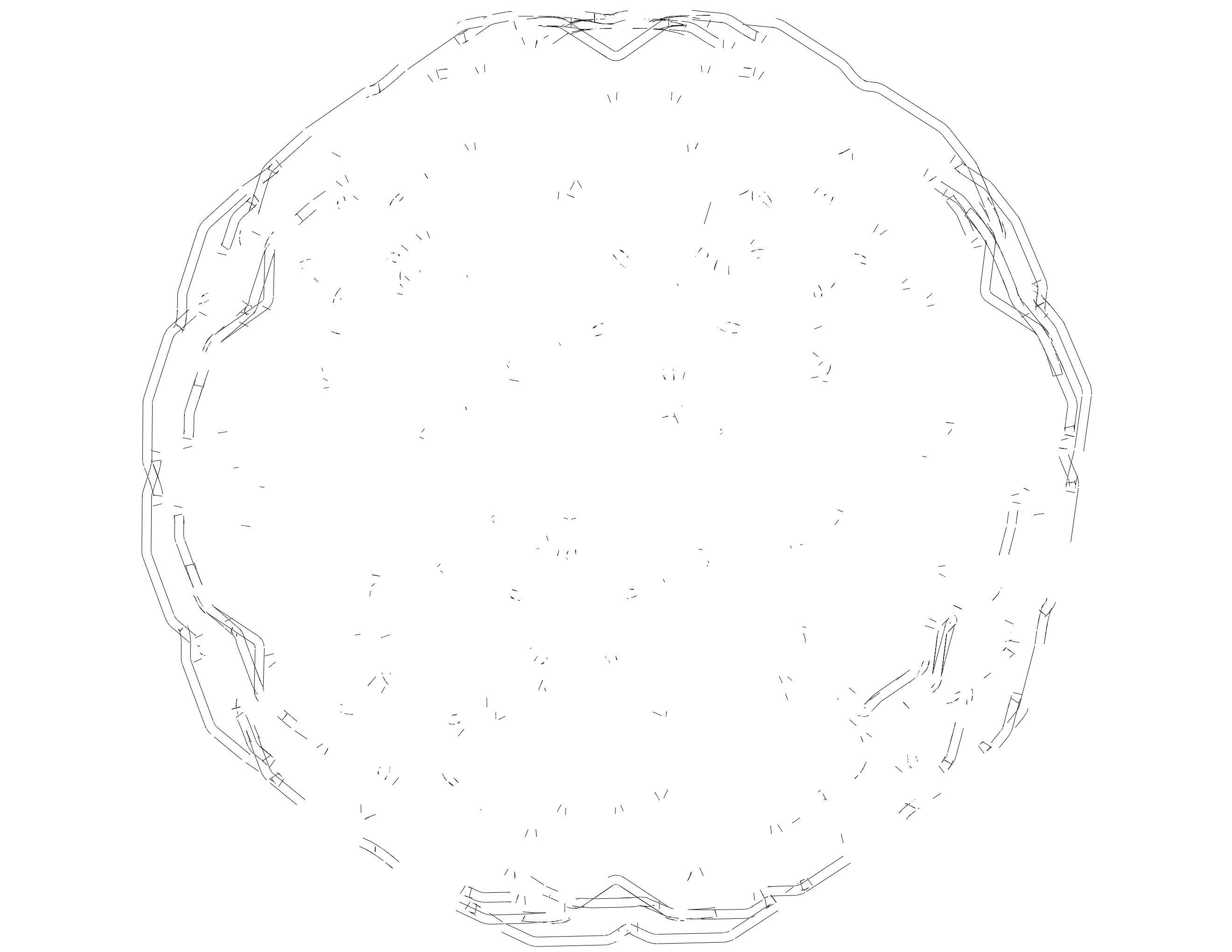 Wireframe Shape Sierpinski Buckyball 3D print model_28