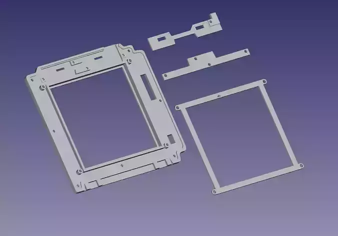 Hasselblad V Fit Ground Glass Holder STL file  3D print model