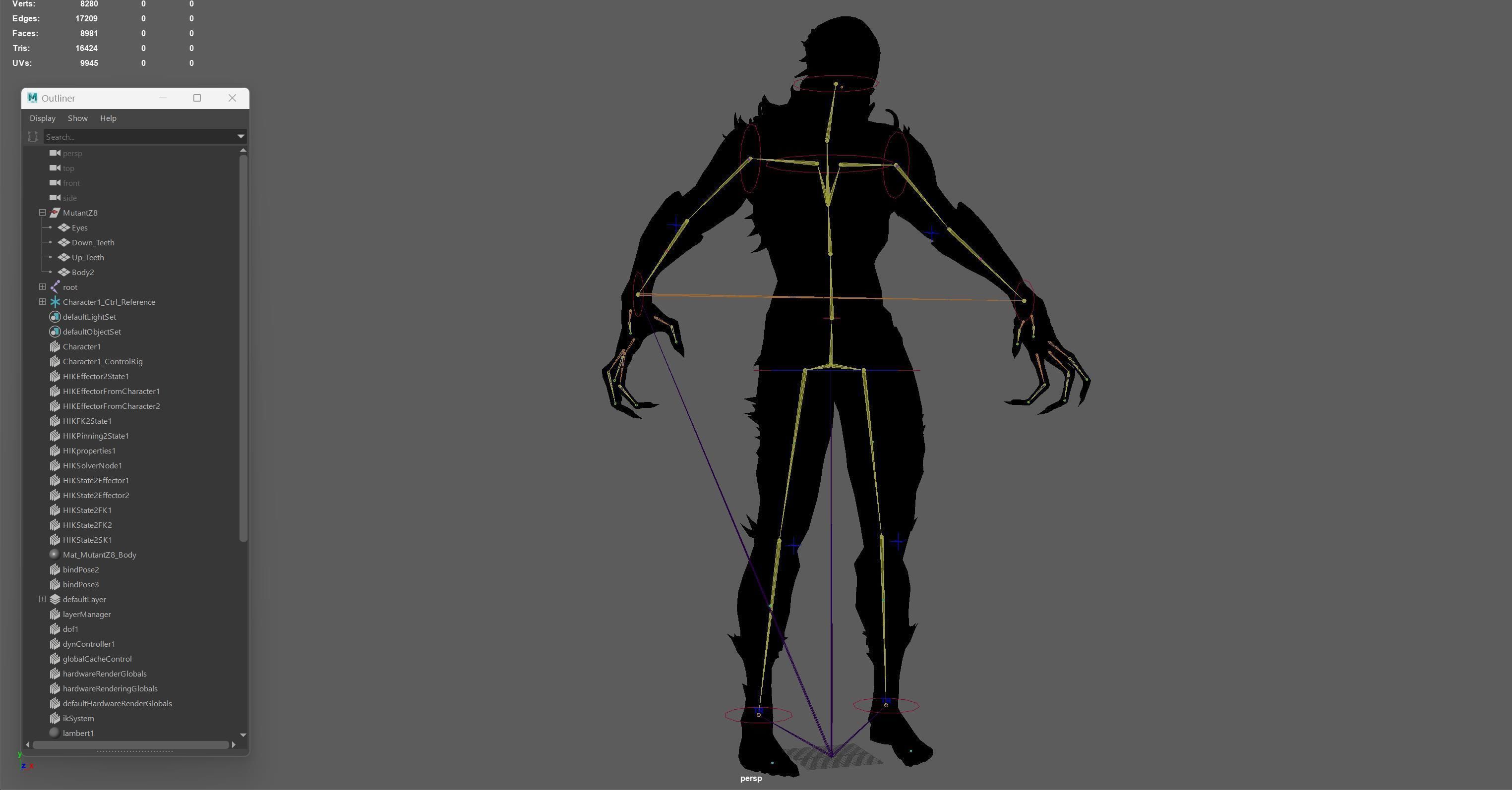 MutantR1 Low-poly 3D model_29