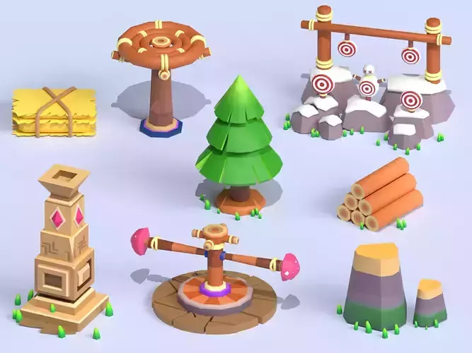 Hypercasual Game Asset pack