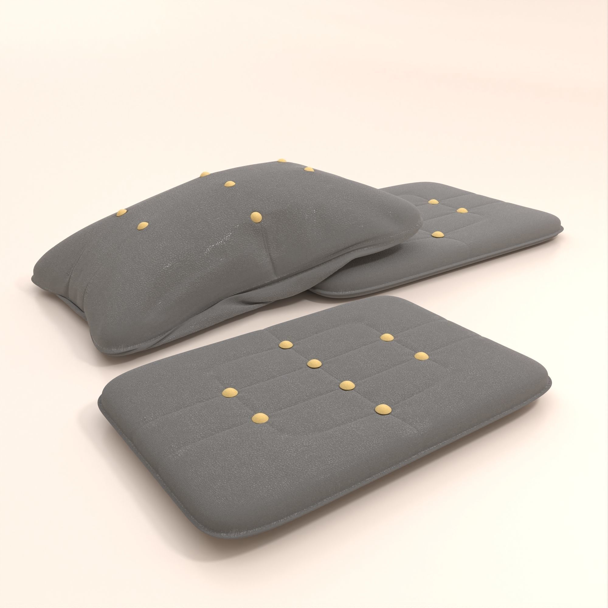 Pillow Model 1 Low-poly 3D model_11