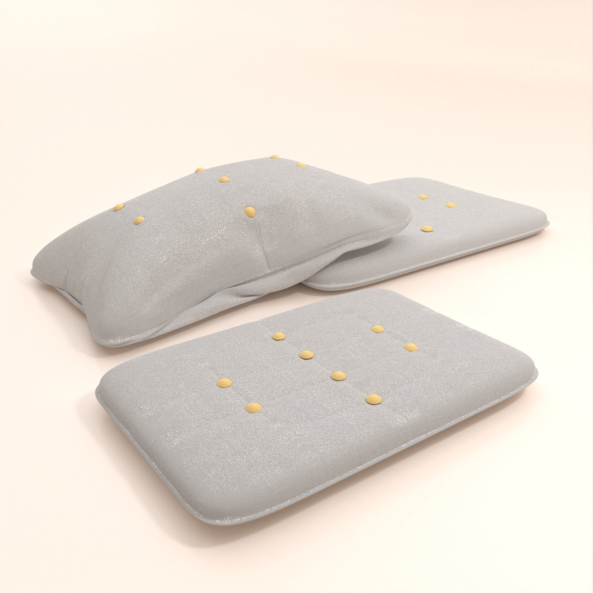 Pillow Model 1 Low-poly 3D model_12