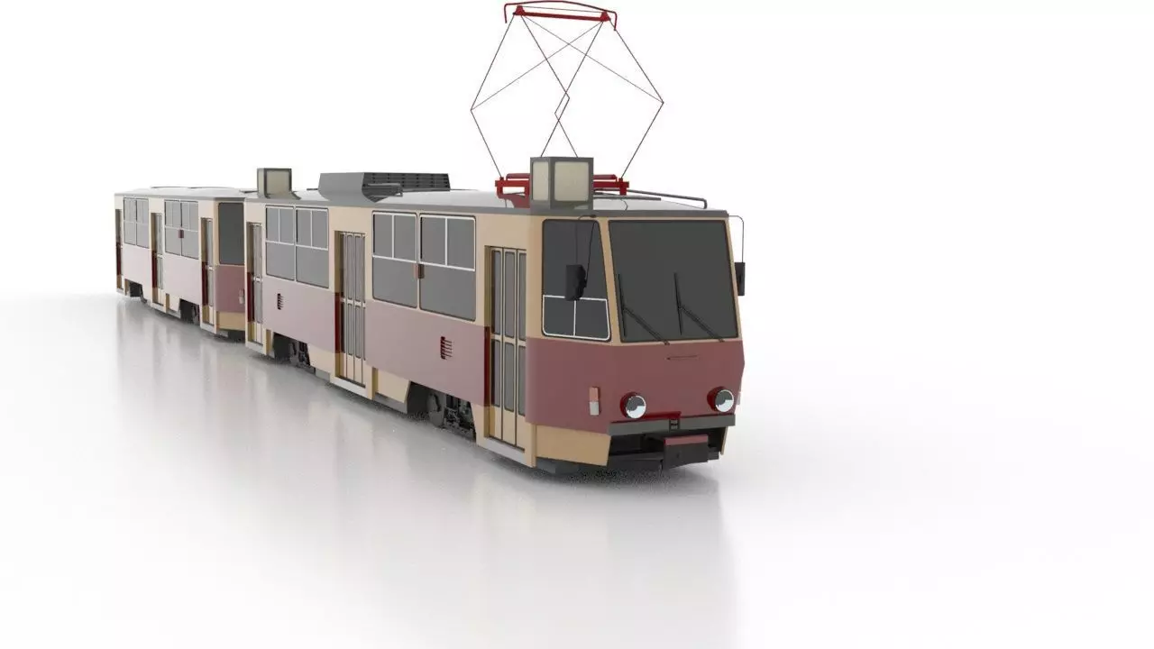 Tatra T6A2 - B6A2 Low 3D Model Collection_0