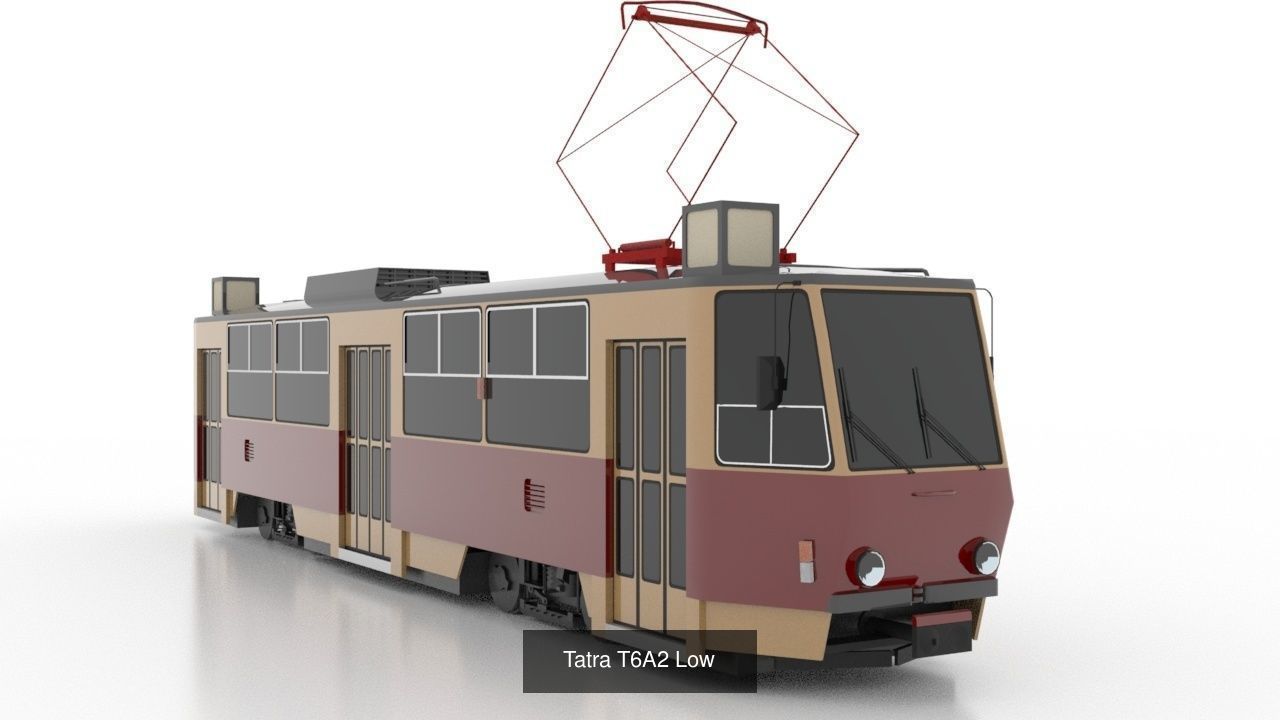 Tatra T6A2 - B6A2 Low 3D Model Collection_1