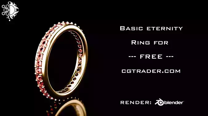 Basic infinity ring with 36 stone slots 2mm gems