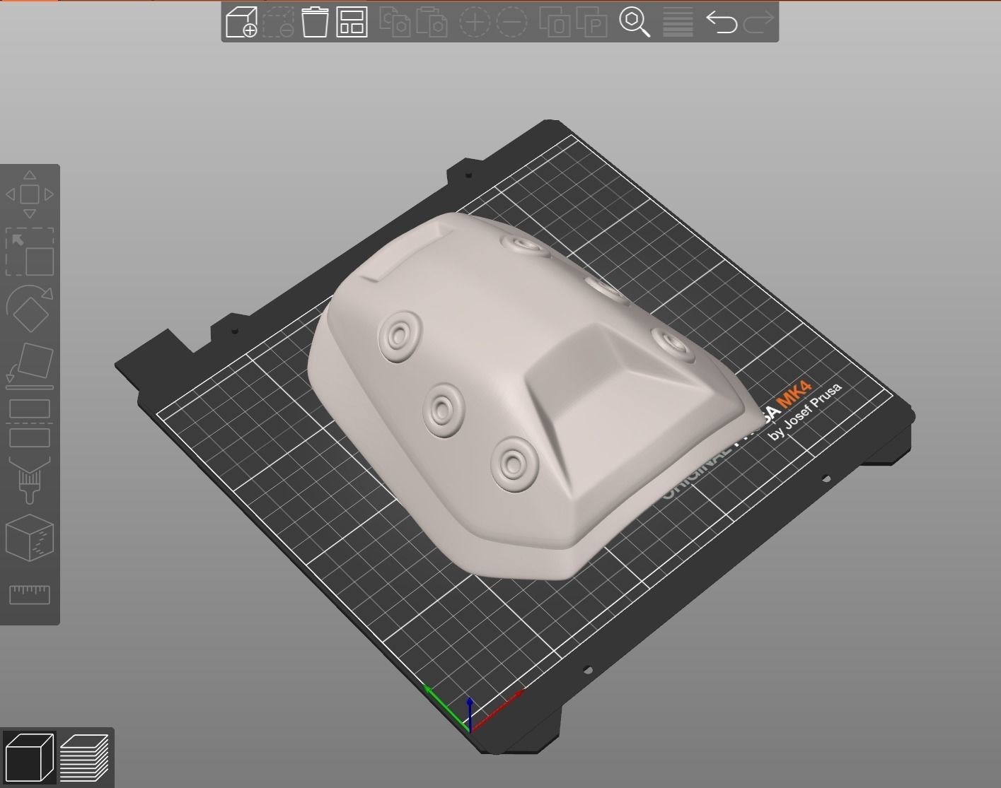 Marine Light Trooper knee pad 3d print file 3D print model_3