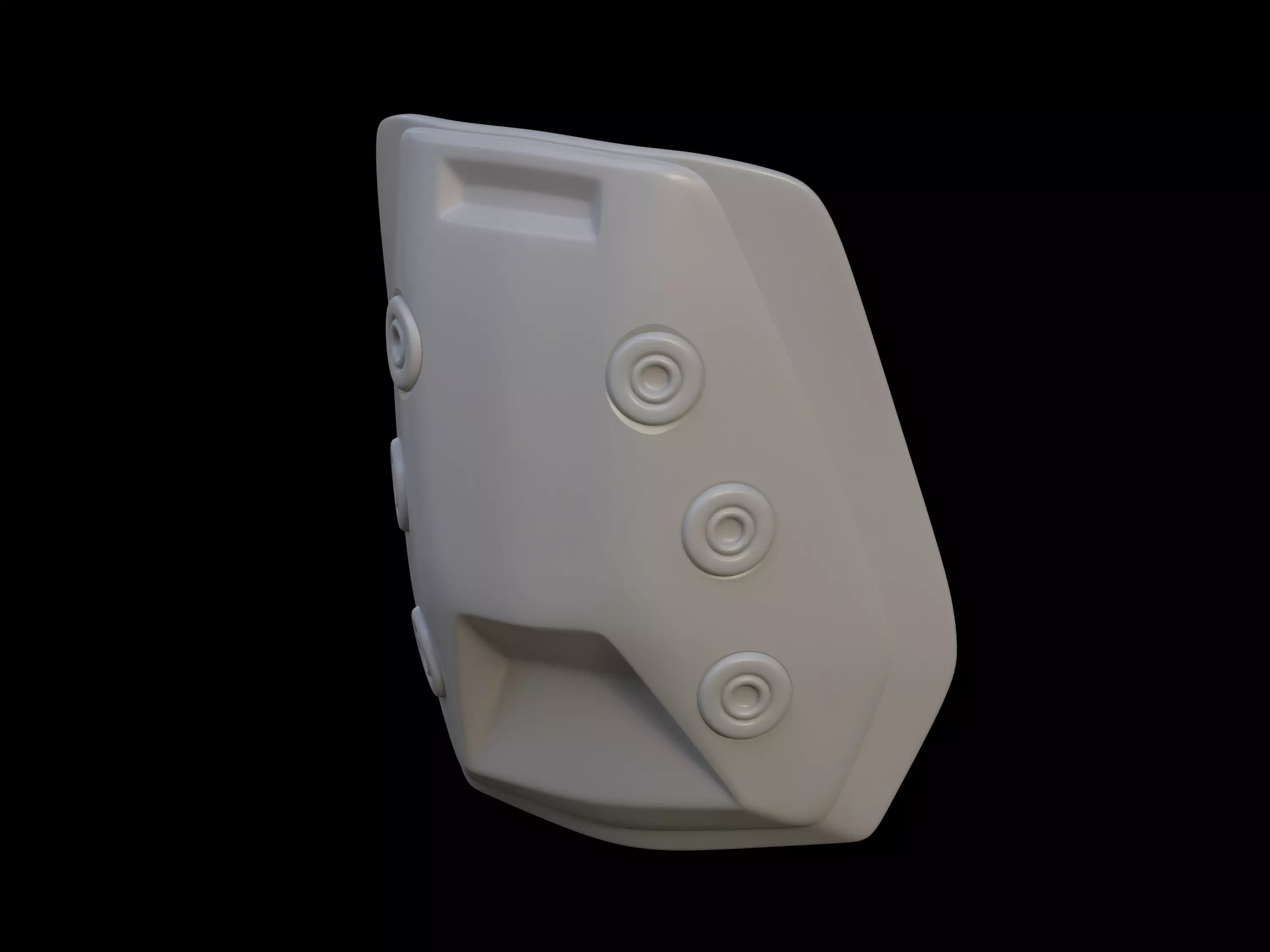 Marine Light Trooper knee pad 3d print file 3D print model_0