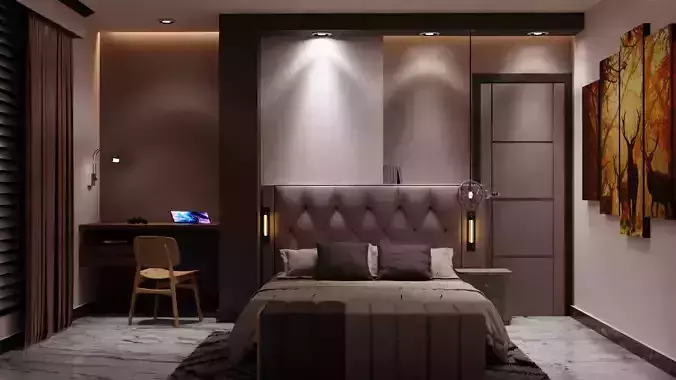 Room interior 3D model