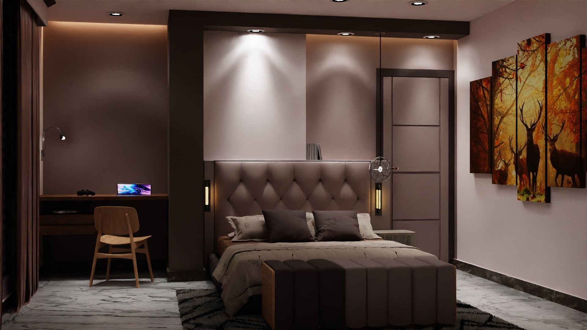 Room interior 3D model_1