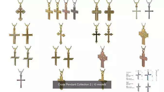 Cross Pendant Collection 2
