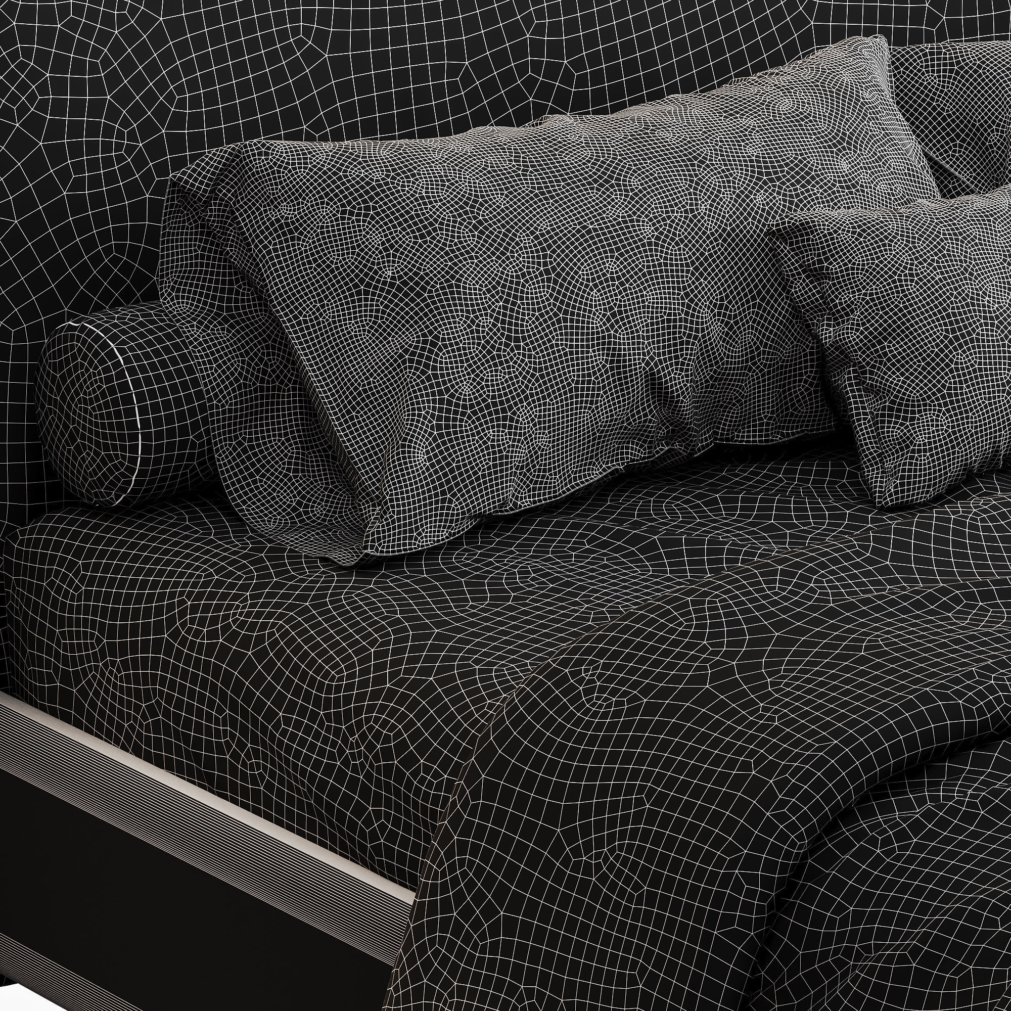 Deford Bed 3D model_5