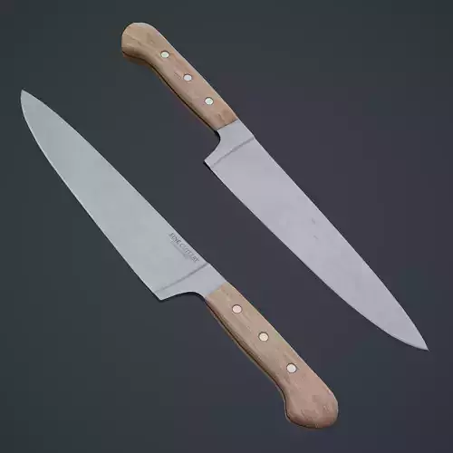 Kitchen Knife - PBR Game Ready