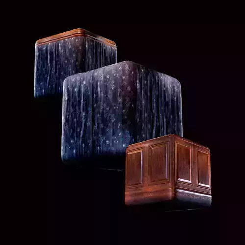 Vintage Black Wallpaper